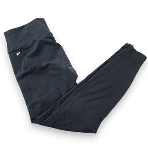 Fabletics Powerhold High Waisted Ankle Leggings Black S/M 24.5" Inseam